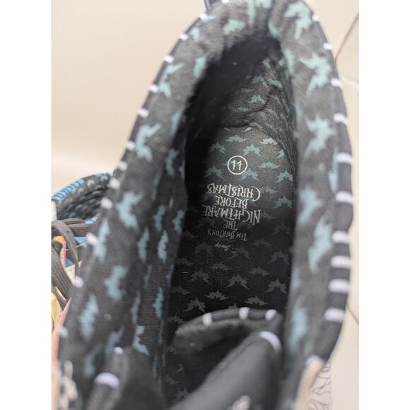 Disney Nightmare Before Christmas Jack Sally High‎ Top Sneakers Size 11 - Picture 8 of 8